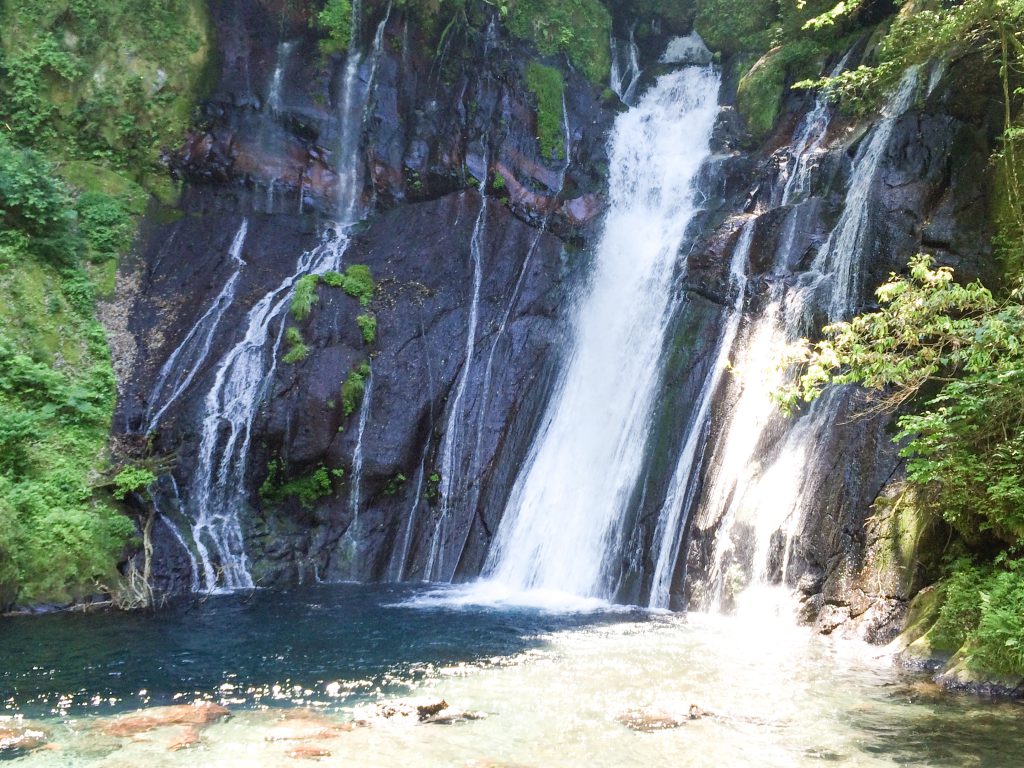 大野川源流白水の滝の写真