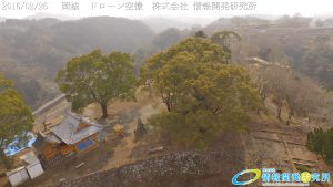 天空の豊後竹田「岡城」ドローン空撮4K写真 20160226 vol.1Aerial in drone the Oka castle/Okajou 4K Photography