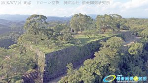 天空の豊後竹田「岡城」ドローン空撮4K写真 20160714 vol.3Aerial in drone the Oka castle/Okajou 4K Photo