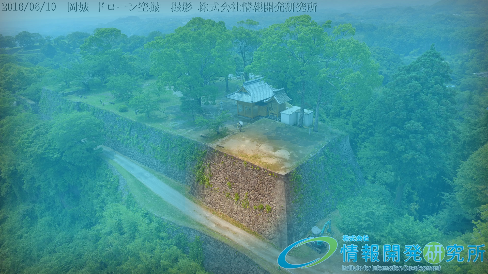 「車軸築」 岡城本丸の石垣kuruma
